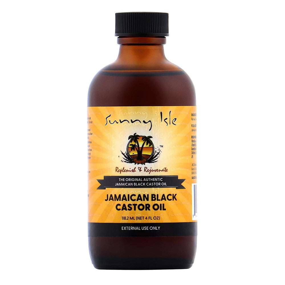 Sunny Isles Jamaican Black Castor Oil For Hair, 100% Natural, 4 Oz